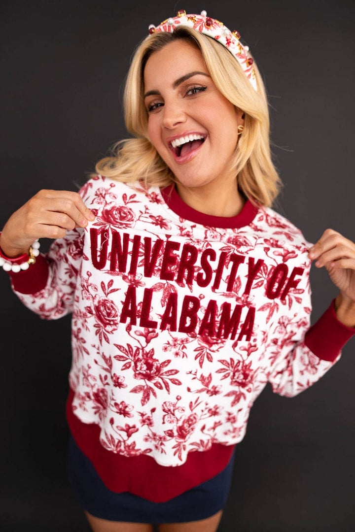 *PREORDER* Alabama Floral Toile Sweatshirt - Reg & Curvy