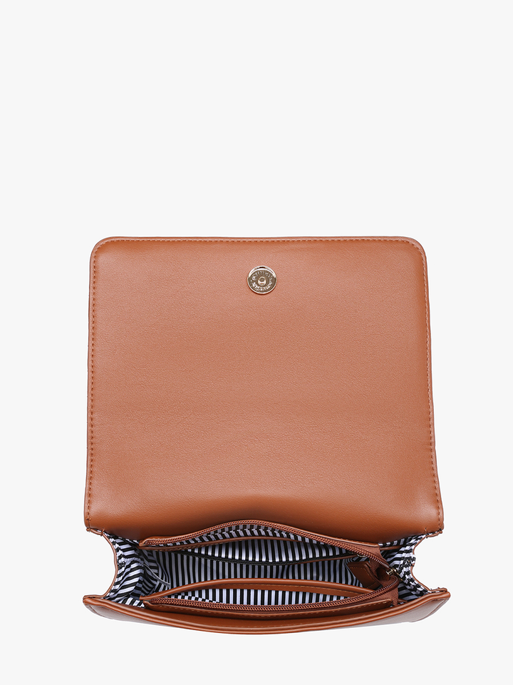 Pearls & Pecan Crossbody