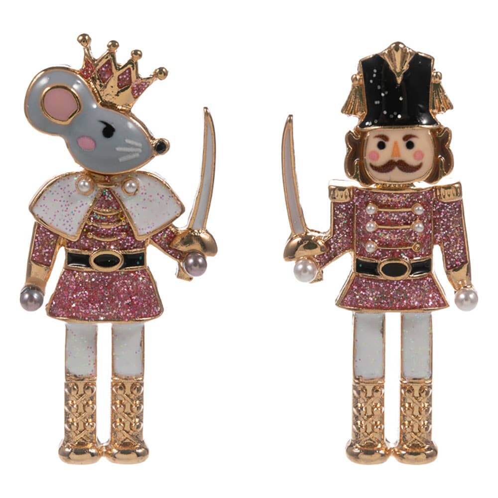 Battle of the Nutcracker Earrings - 3 Colors