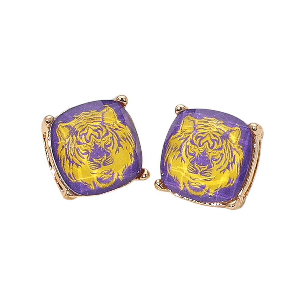 Tiger Gameday Grit Studs - 2 Options