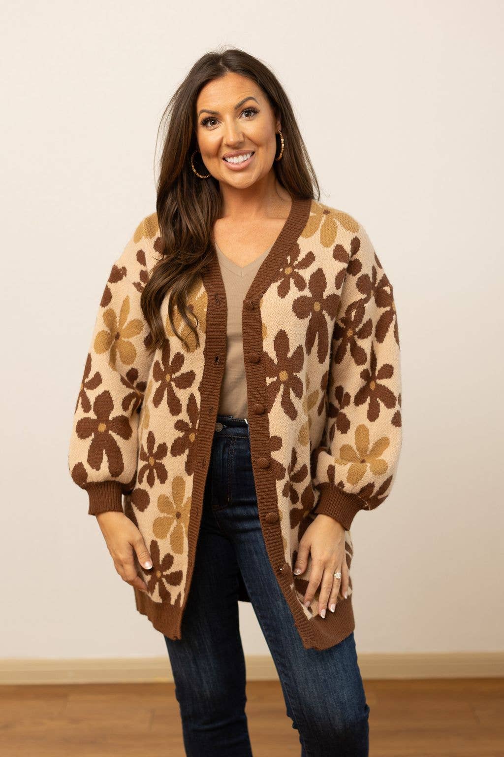 Autumn Bloom Cardigan - Reg & Curvy