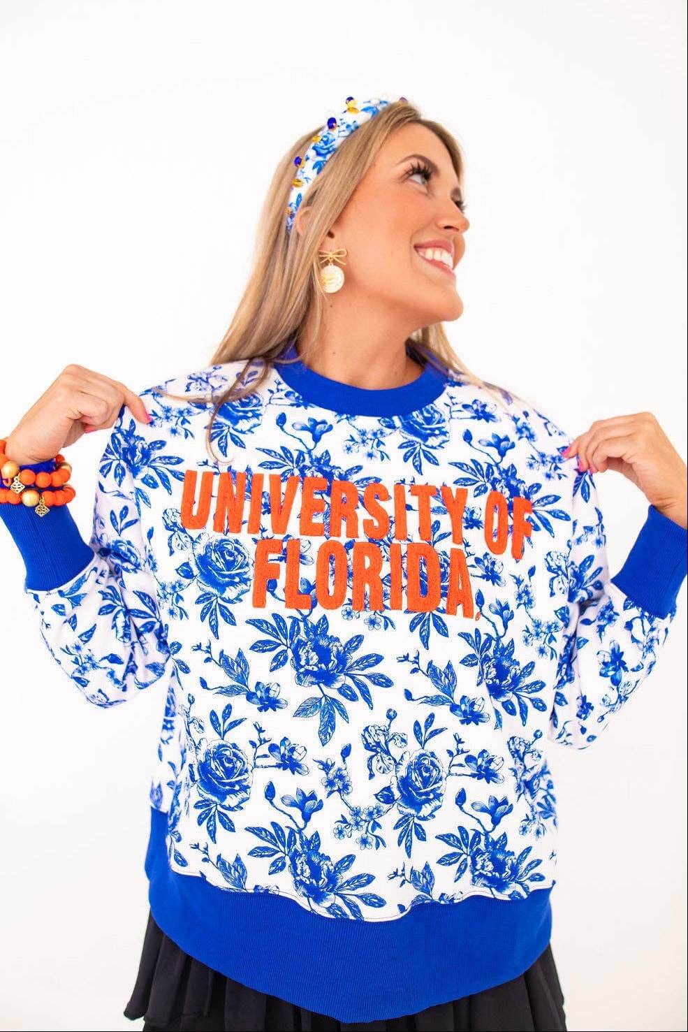 *PREORDER* U of Florida Toile Sweatshirt - Reg & Curvy