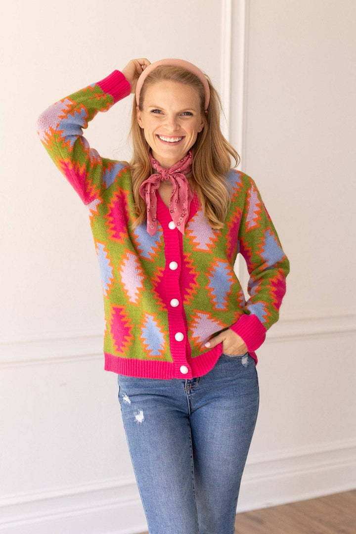 The Desert Mirage Cardigan - Curvy