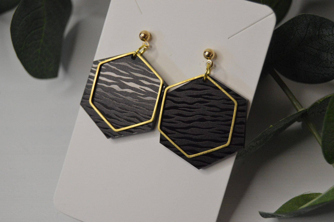 Wild Side Hex Earrings