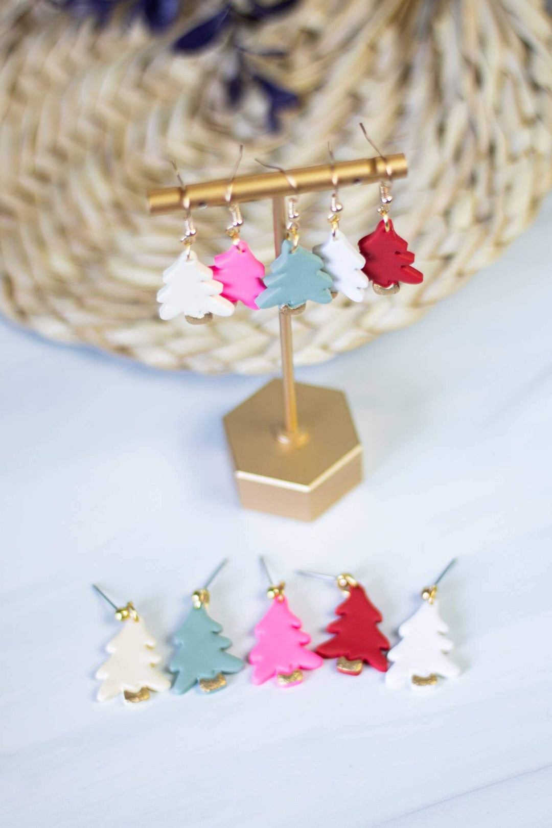Peppermint Pines Earrings
