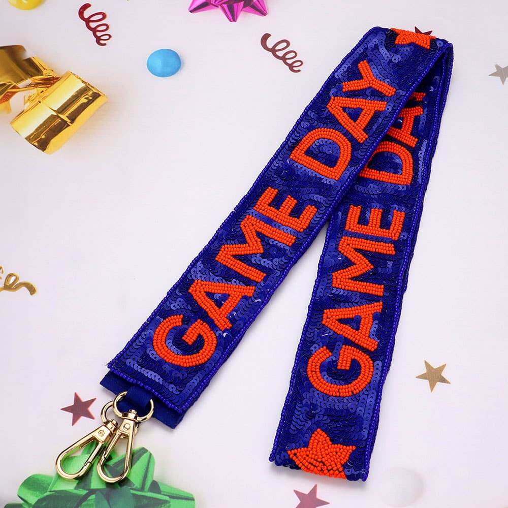 Game Day Beaded Purse Strap - Multiple Colors