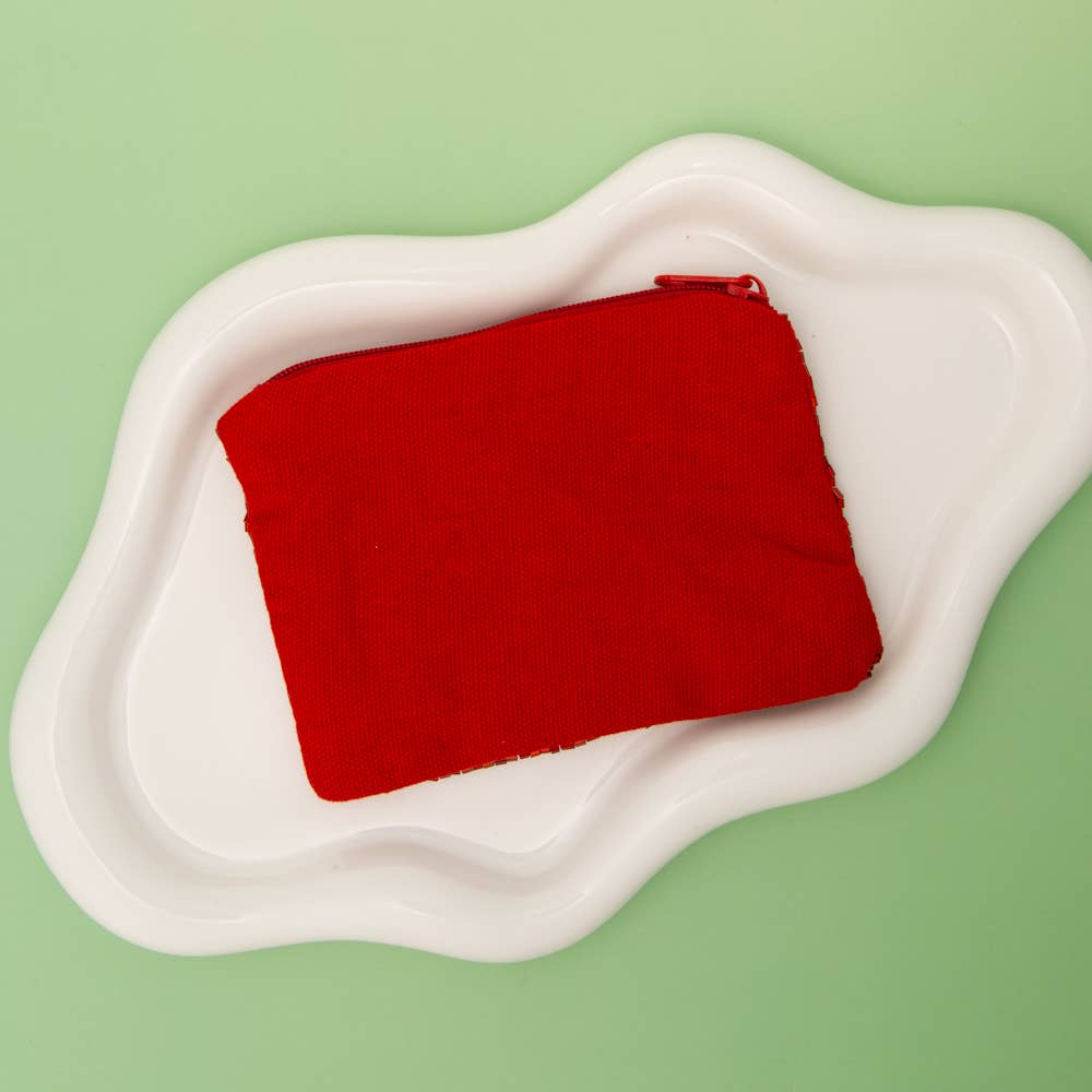 Candy Cane Kisses Coin Purse