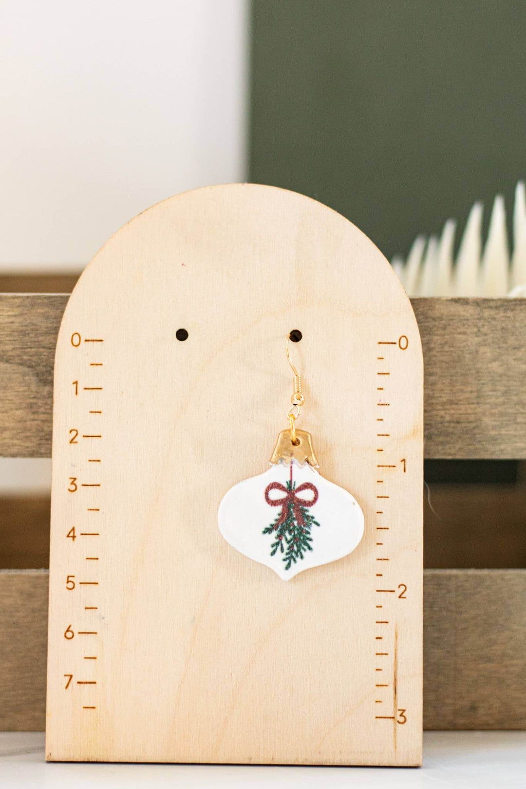 Meet Me Under the Mistletoe Earrings