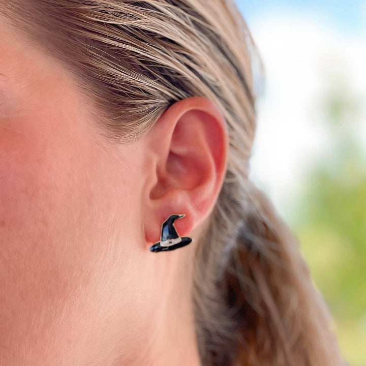 Wicked Cute Witch Hat Studs