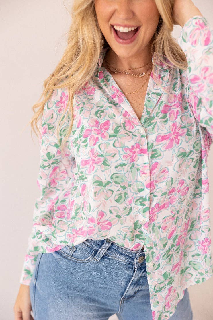 Blossom Button Up - Reg & Curvy