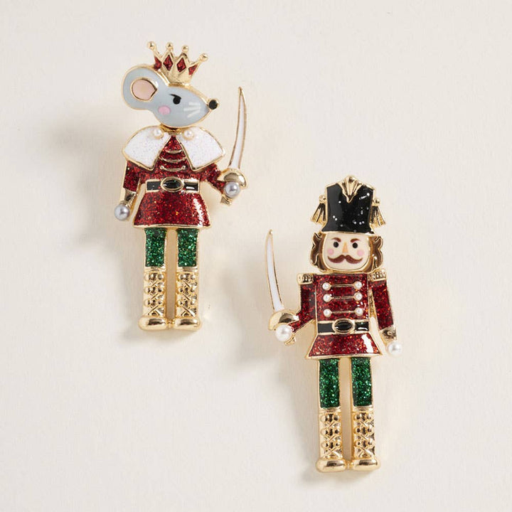 Battle of the Nutcracker Earrings - 3 Colors