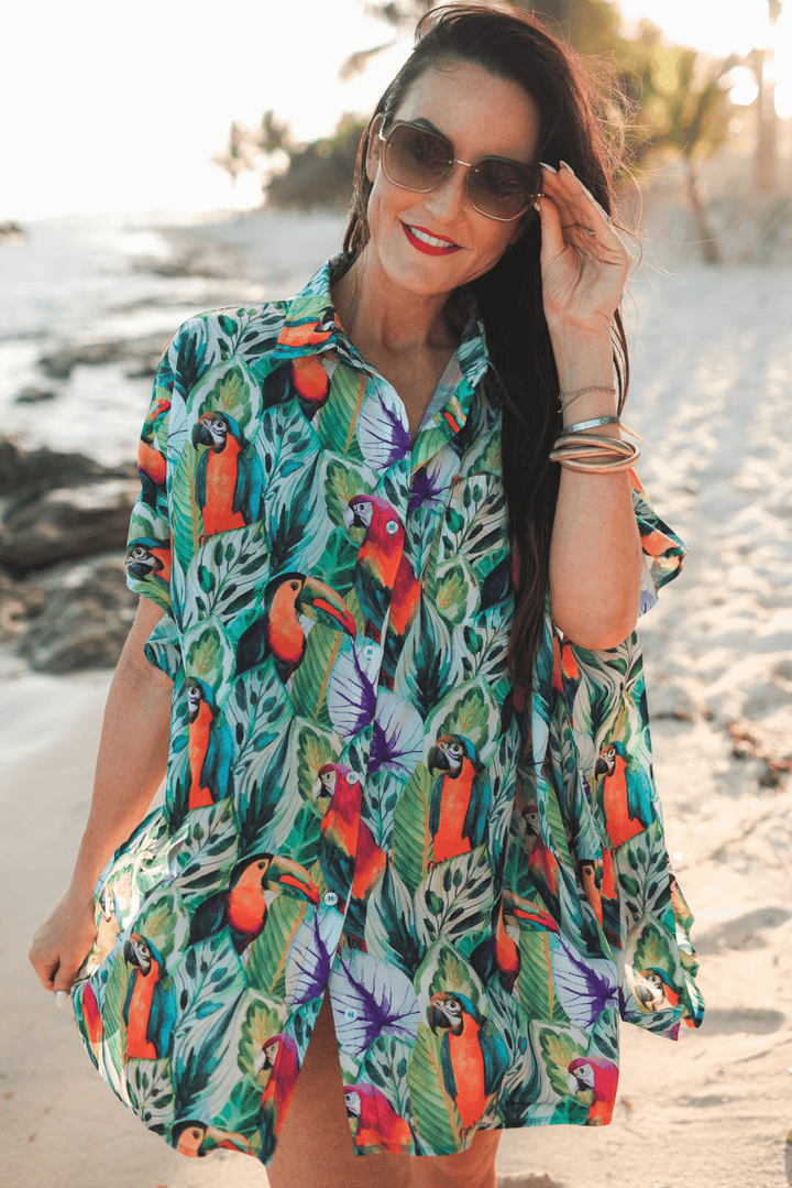 Birds of Paradise Cover Up - Lolo Viv Boutique