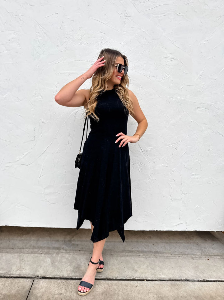 *PREORDER* Asymmetric Tank Dress in 3 Colors - Reg & Curvy
