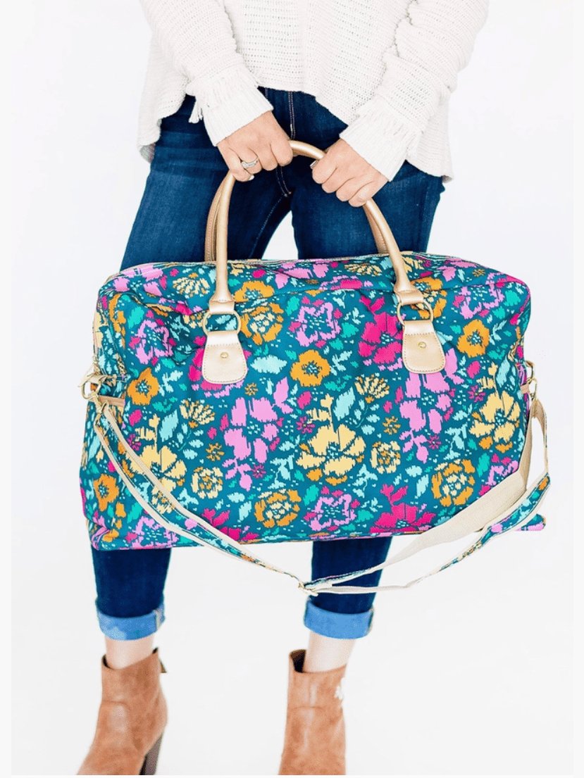 Bloom There It Is Travel Bag - Lolo Viv Boutique