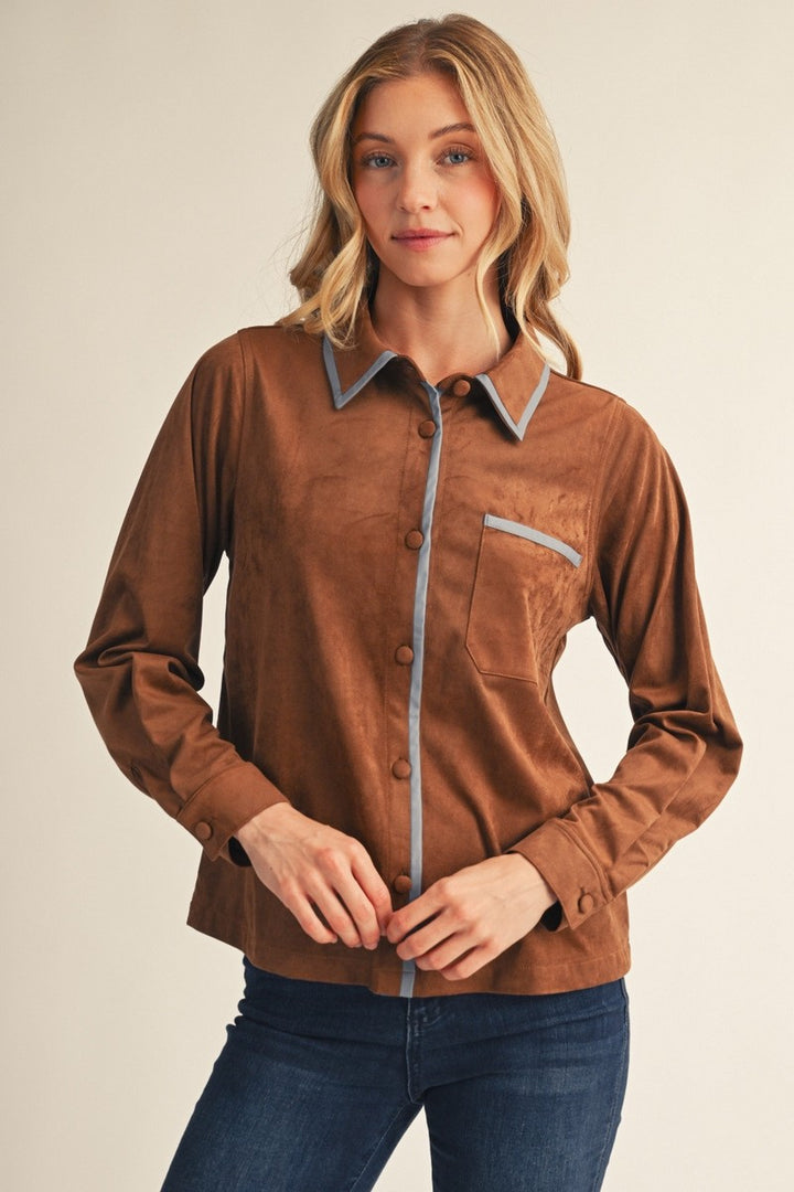 Blue Ridge Suede Top