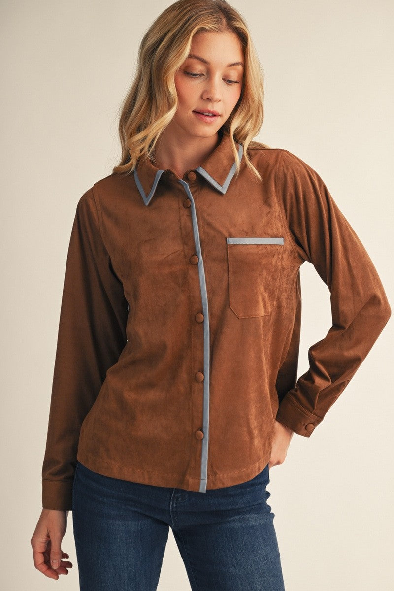 Blue Ridge Suede Top