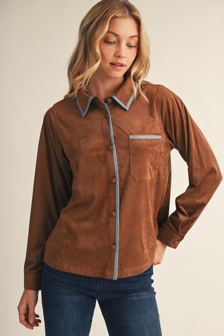 Blue Ridge Suede Top