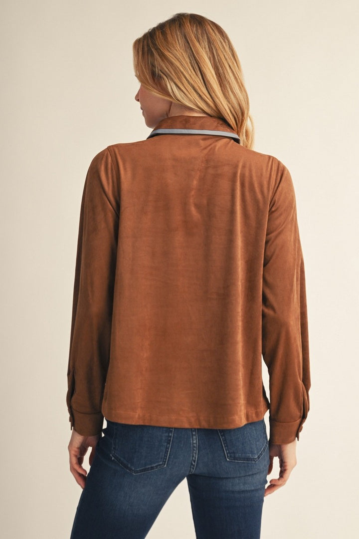 Blue Ridge Suede Top