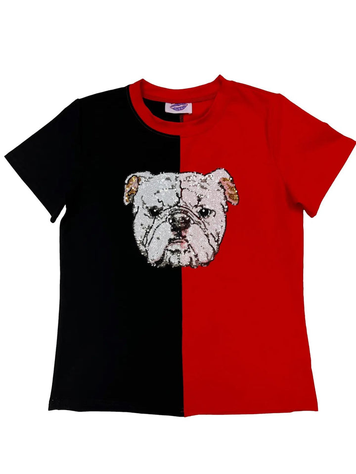 *PREORDER* Glitter Dawg Split Tee - Reg & Curvy