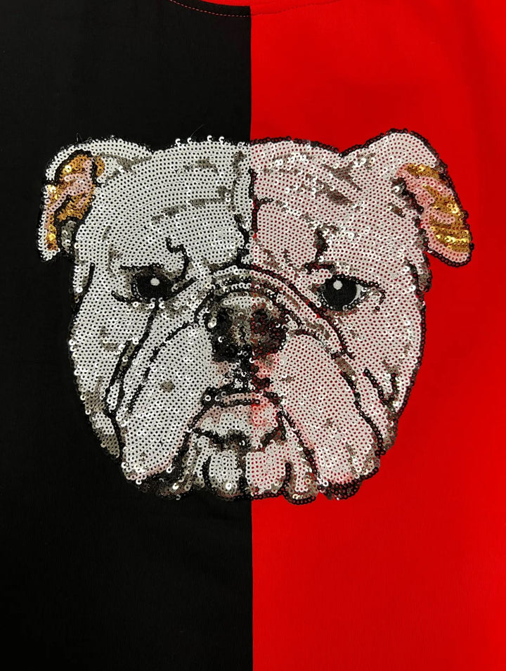 *PREORDER* Glitter Dawg Split Tee - Reg & Curvy