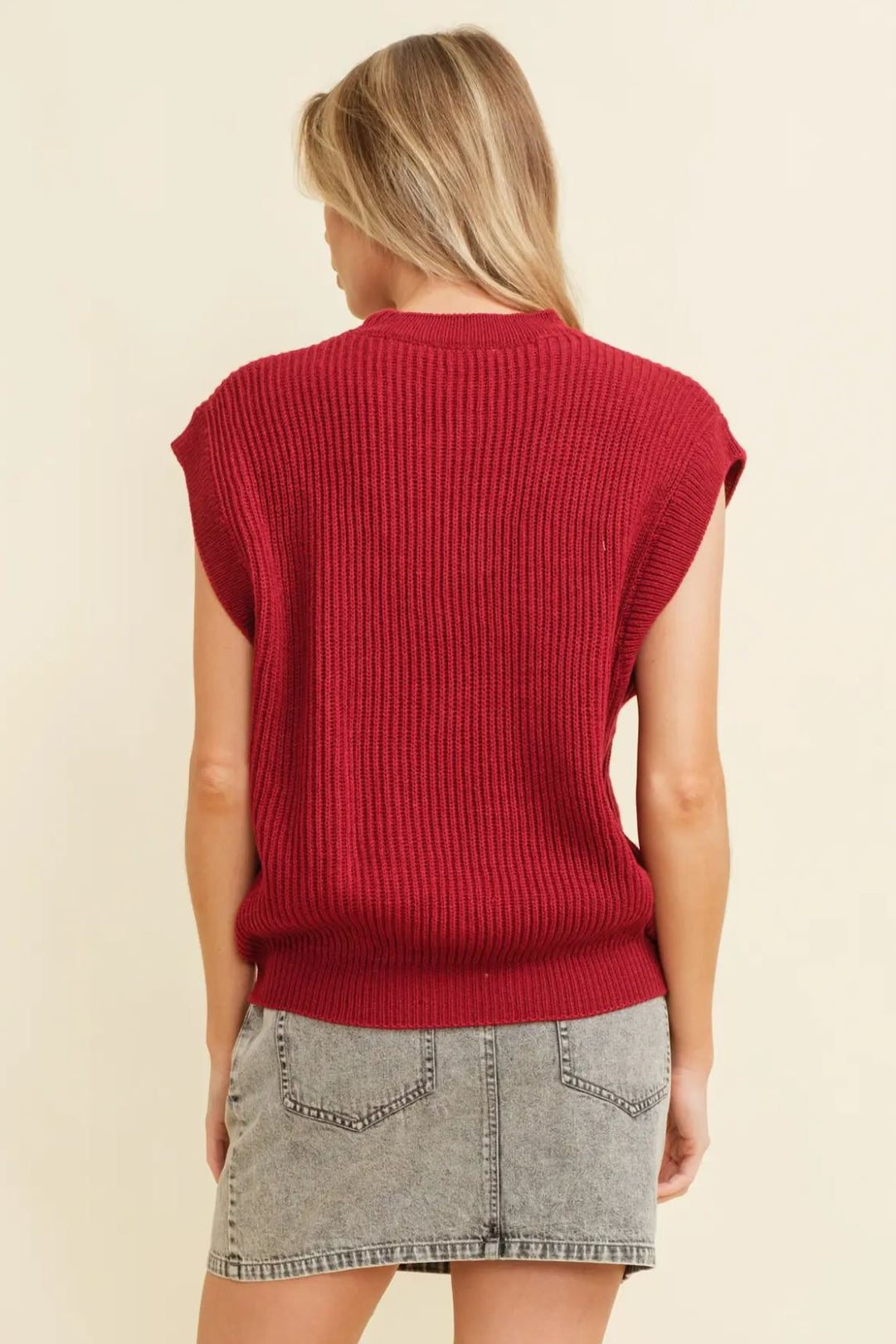GAMEDAY Sleeveless Sweater in 4 Colors