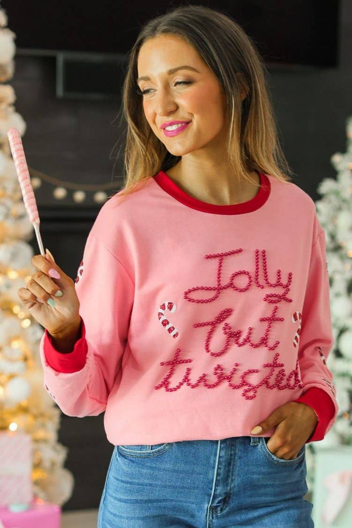 Candy Cane Chaos Sweatshirt - Reg & Curvy