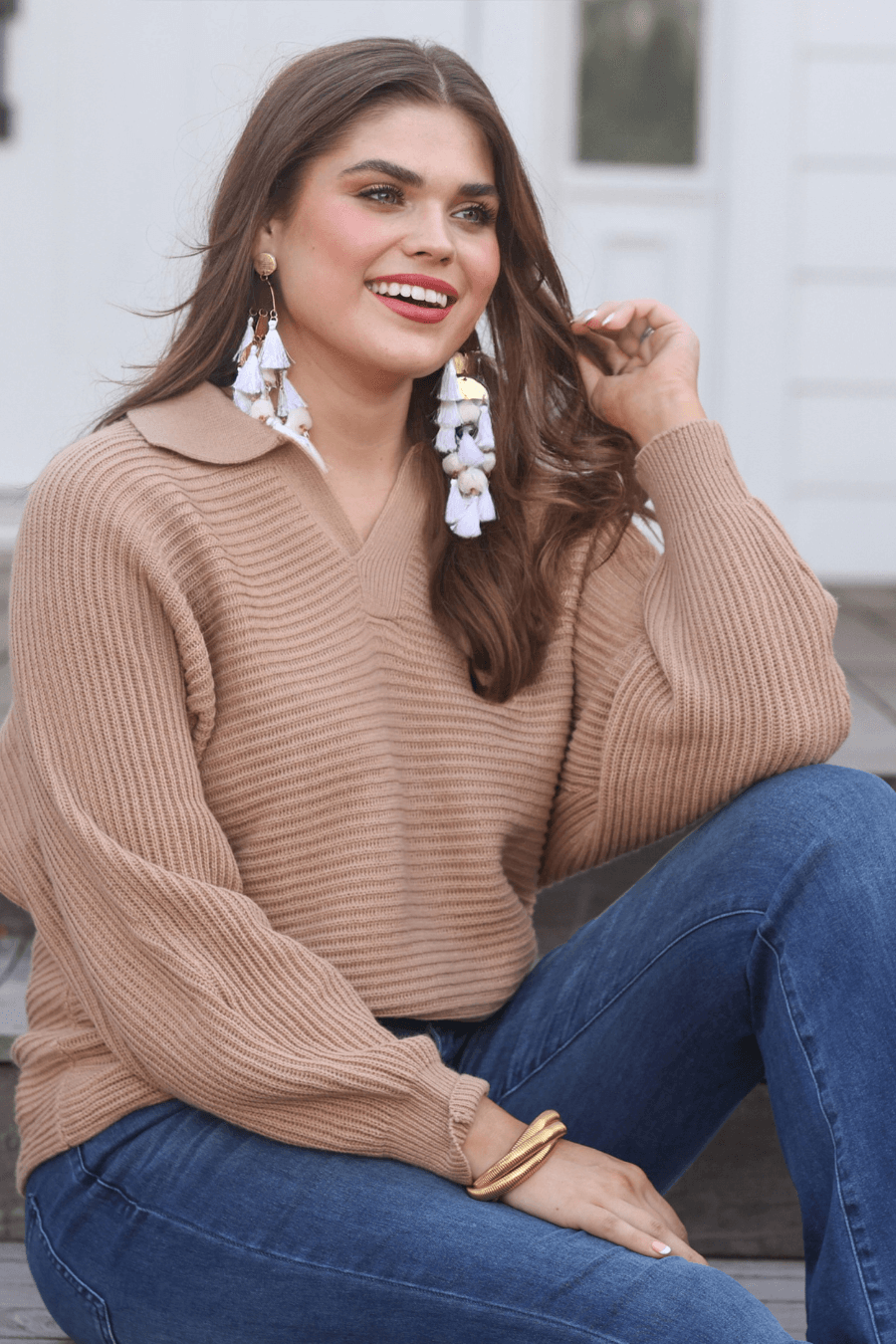 Haven Collar Knit - Reg & Curvy