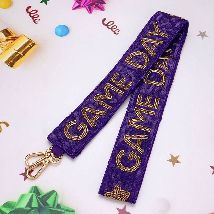 Game Day Beaded Purse Strap - Multiple Colors