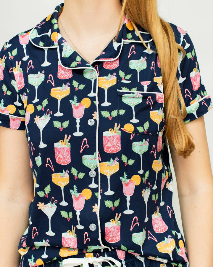 Merry Mixology Pajama Top - Reg & Curvy