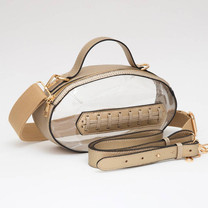 *PREORDER* Football Shaped Crossbody Bag - Multiple Colors