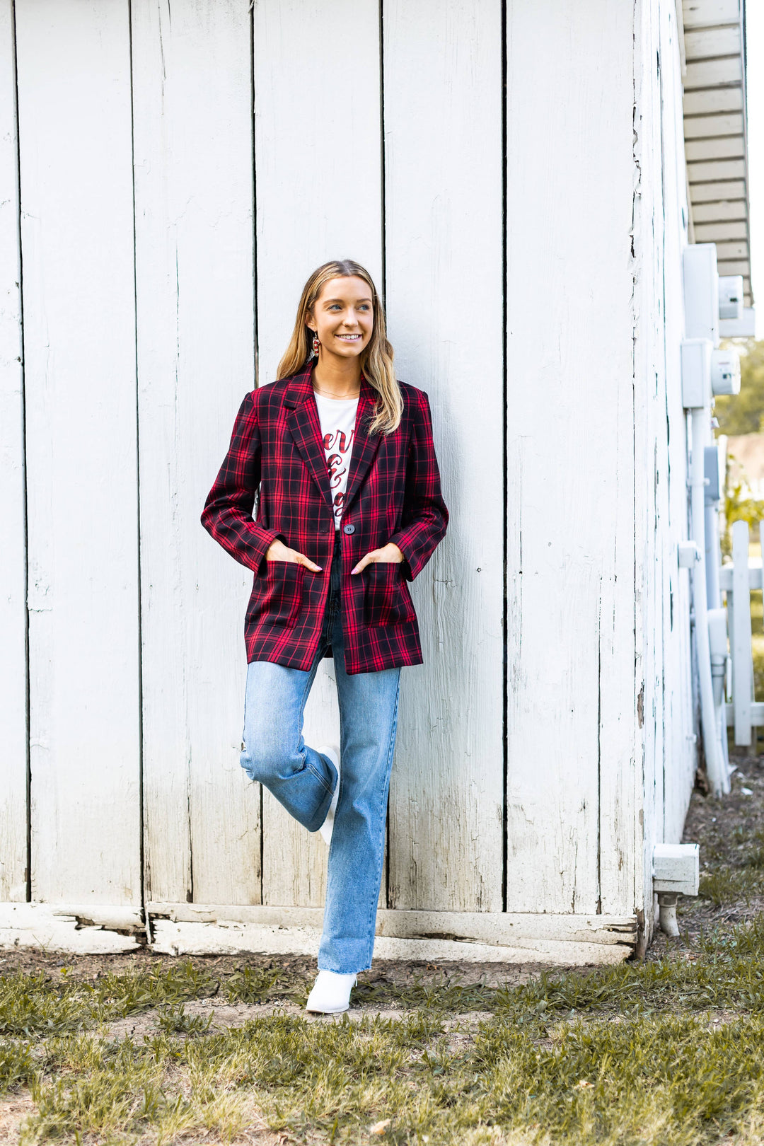 Plaid Perfection Blazer - Reg & Curvy