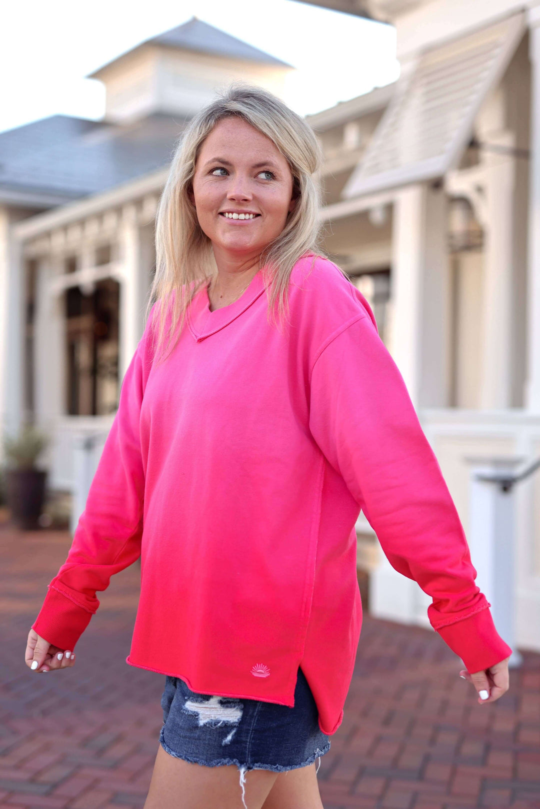 Sunset Stroll Ombre Top - Reg & Curvy