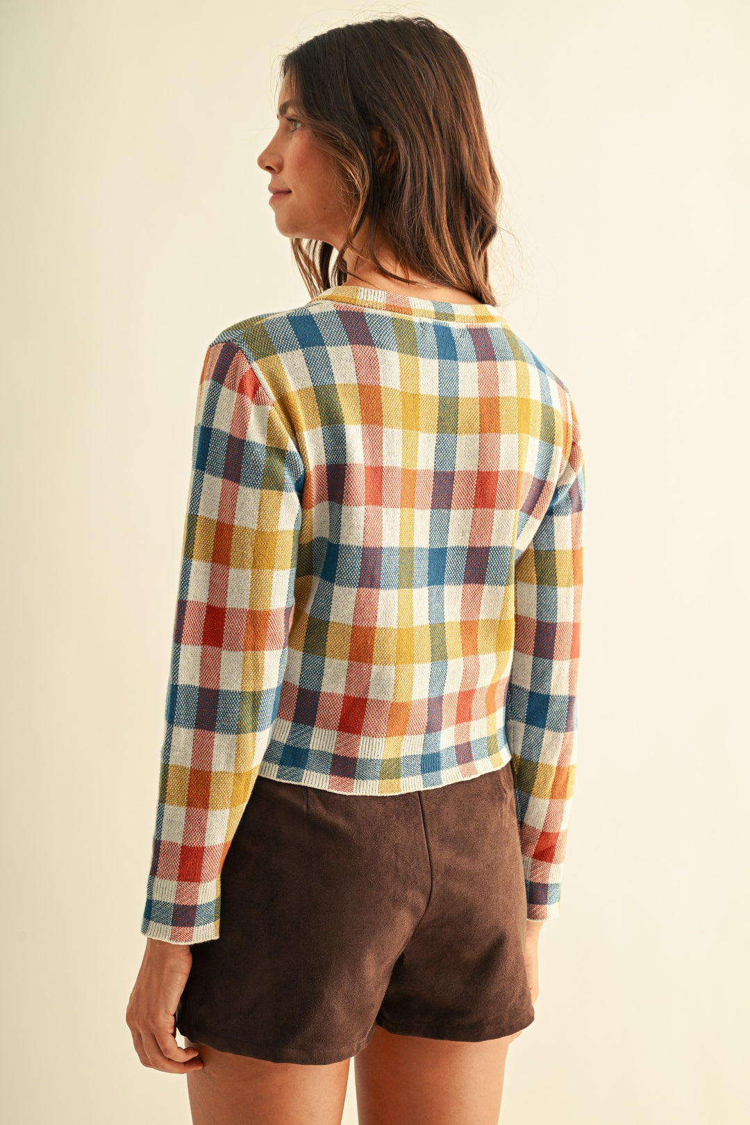 *PREORDER* Harvest Check Cardigan - Reg & Curvy