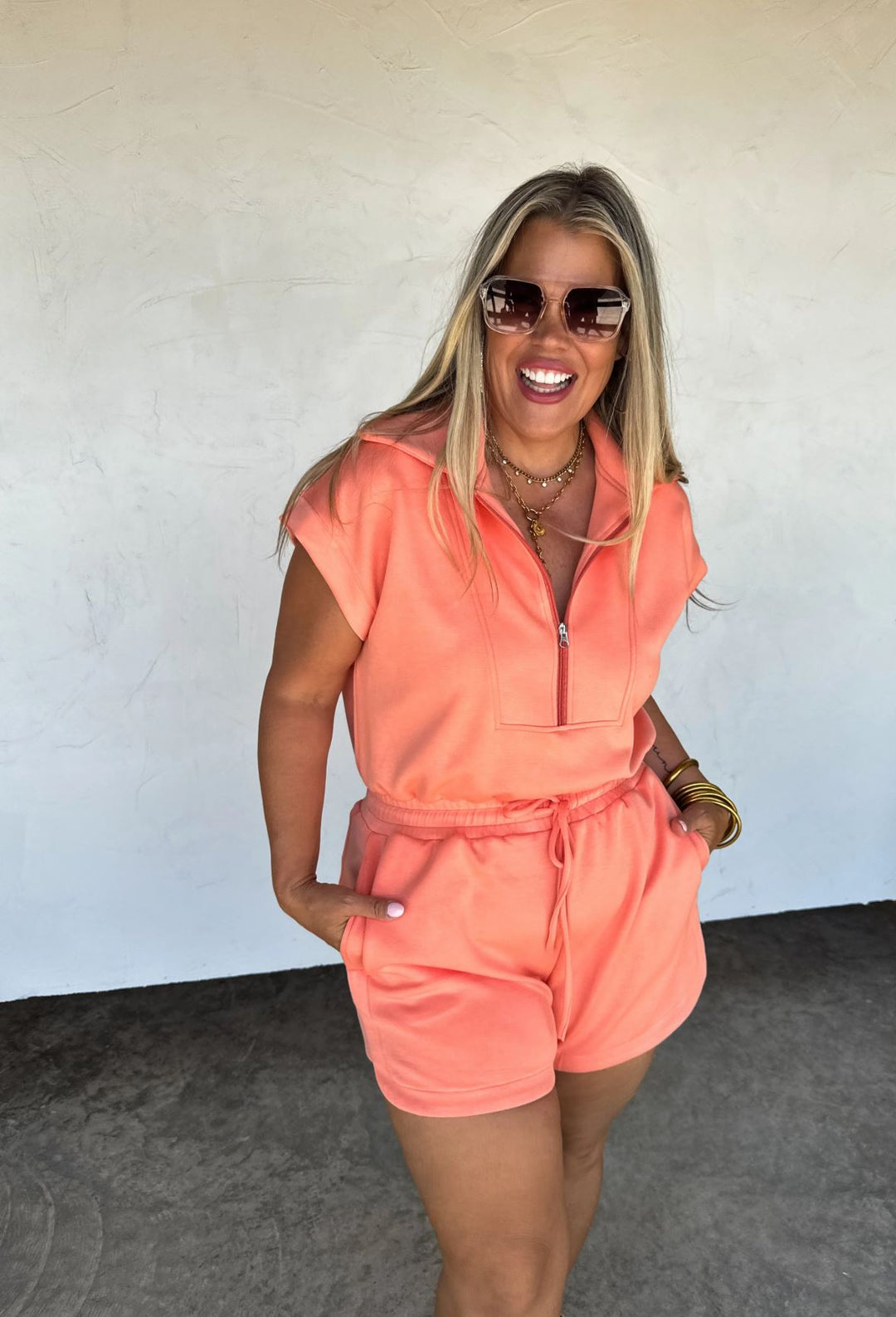 Scuba Romper in 5 Colors - Reg & Curvy