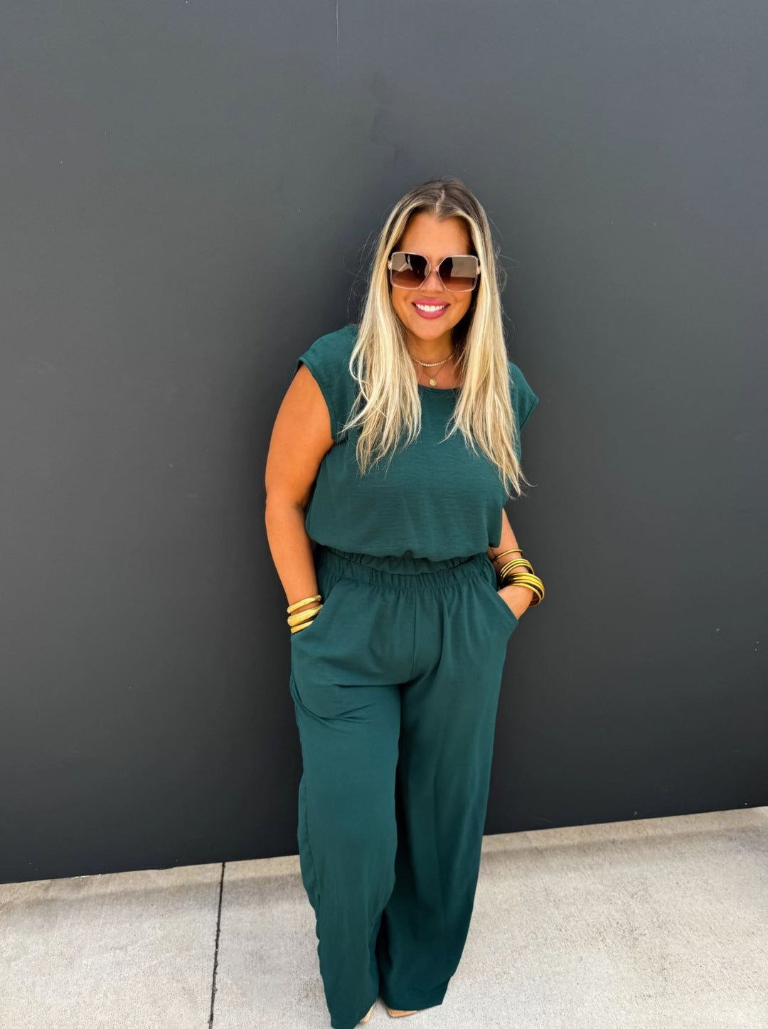 Cropped Top & Pant Set - Reg & Curvy - Lolo Viv Boutique