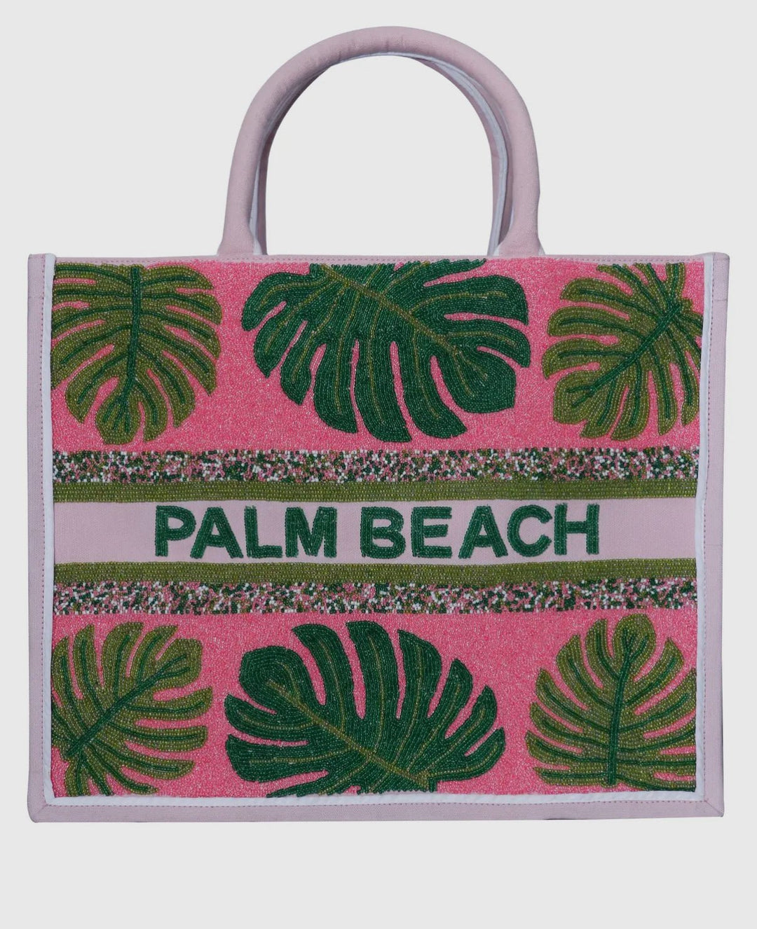 Customizable Beaded Tote Bag - Multiple Options - Lolo Viv Boutique