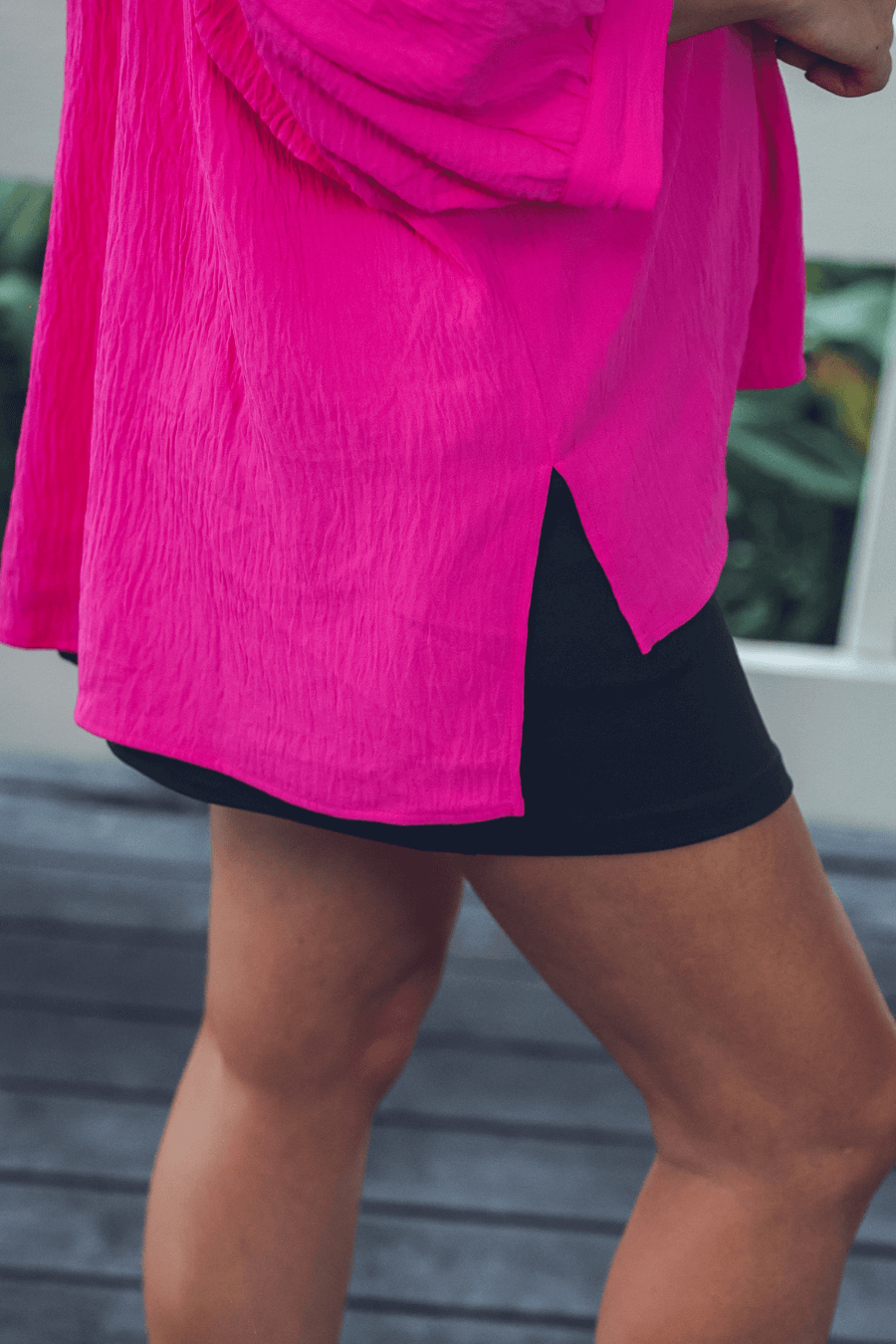 Bold in Pink Button-Up - Reg & Curvy