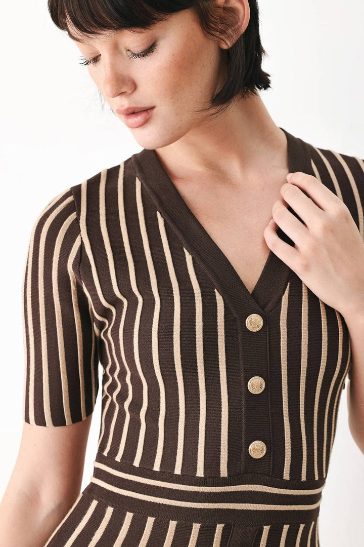 Main Street Mocha Sweater Dress