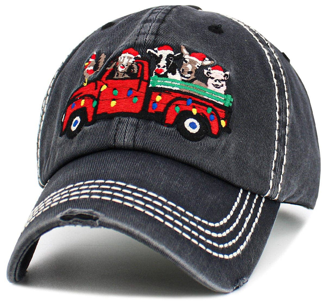 Holiday Farm Truck Hat