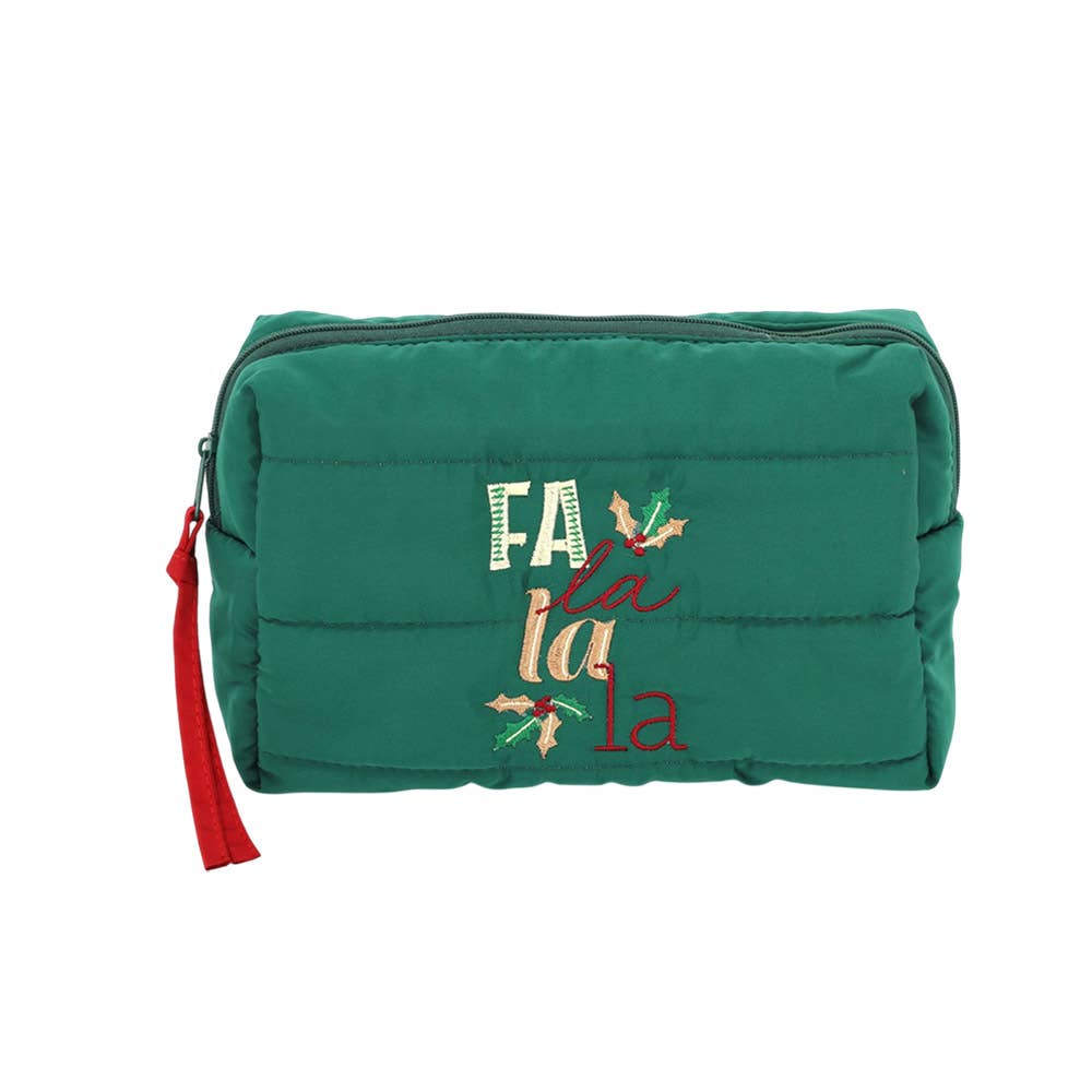 Fa La La Festive Cosmetic Bag