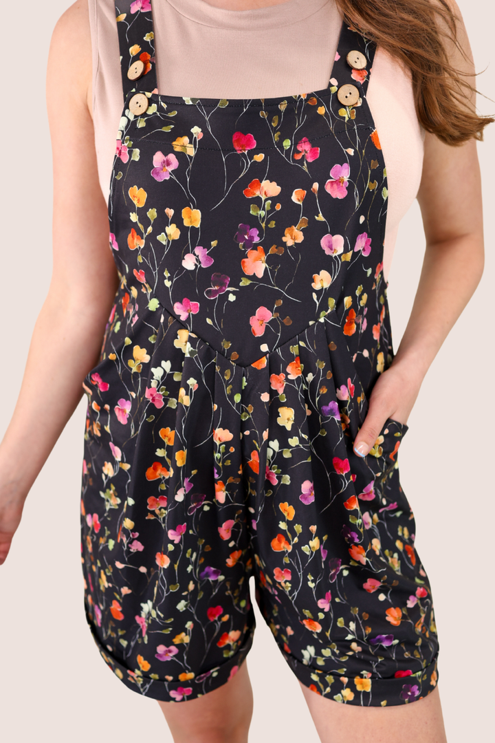 Boot Scootin’ Blossom Overalls - Reg & Curvy