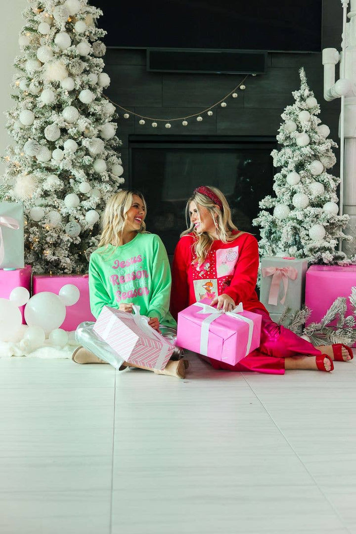 Retro Jolly Vibes Sweatshirt - Reg & Curvy