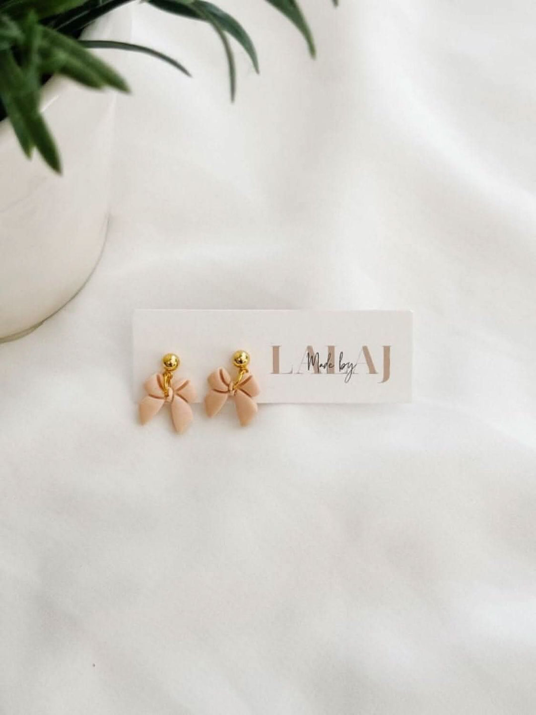 Dangly Bow Stud Post Earrings - Lolo Viv Boutique