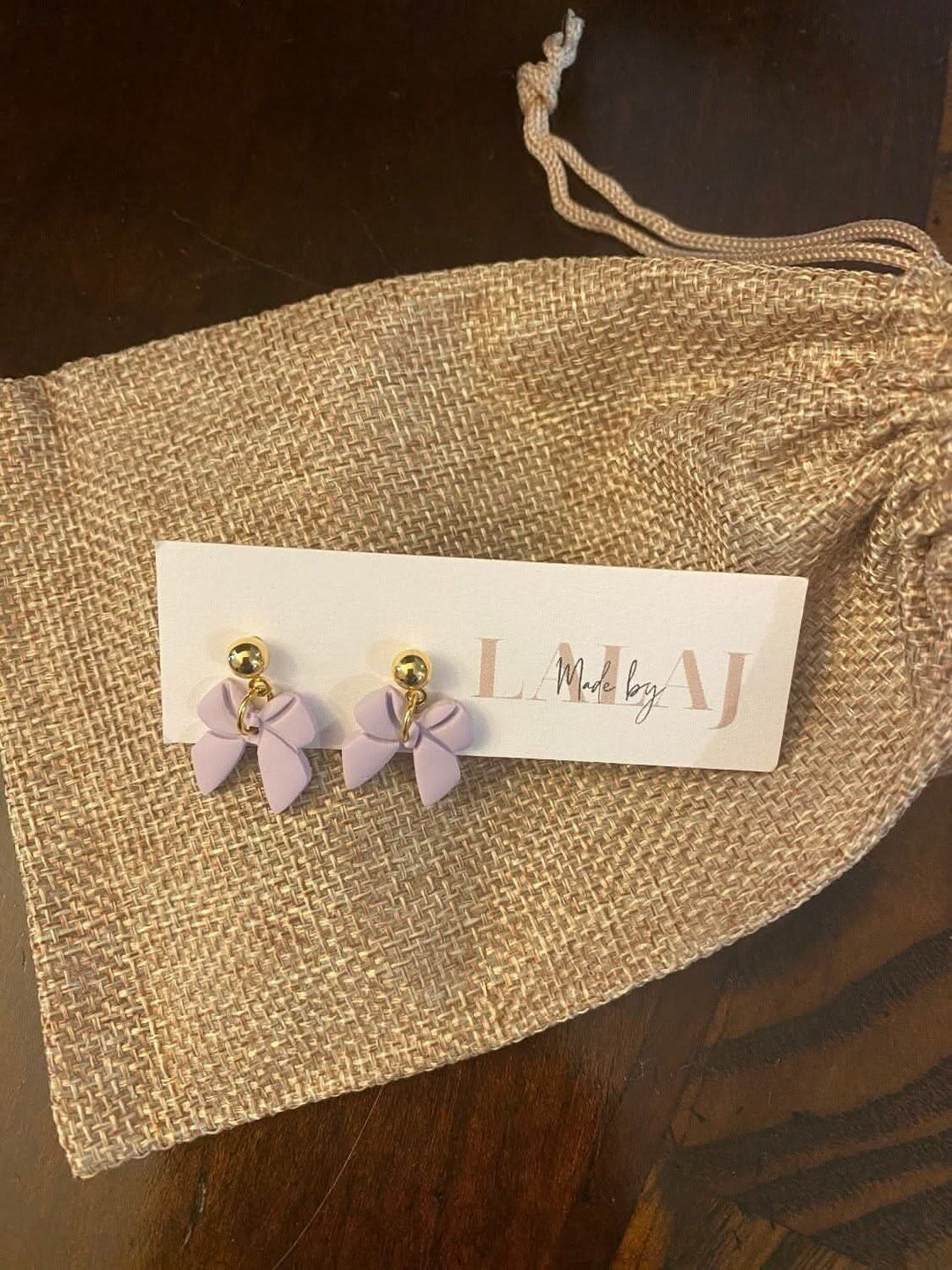 Dangly Bow Stud Post Earrings - Lolo Viv Boutique