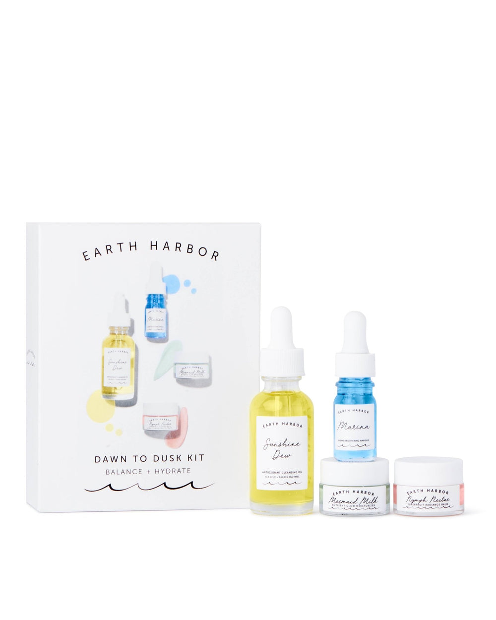 DAWN TO DUSK Gift Set: Cleanser + Hydrate + Brightening - Lolo Viv Boutique