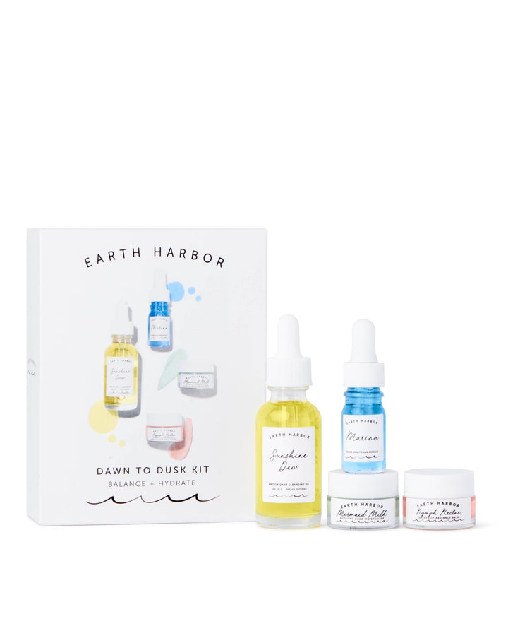 DAWN TO DUSK Gift Set: Cleanser + Hydrate + Brightening - Lolo Viv Boutique