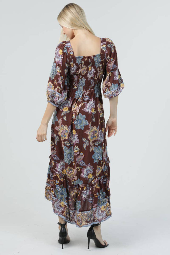 *PREORDER* Afterglow Floral Maxi Dress
