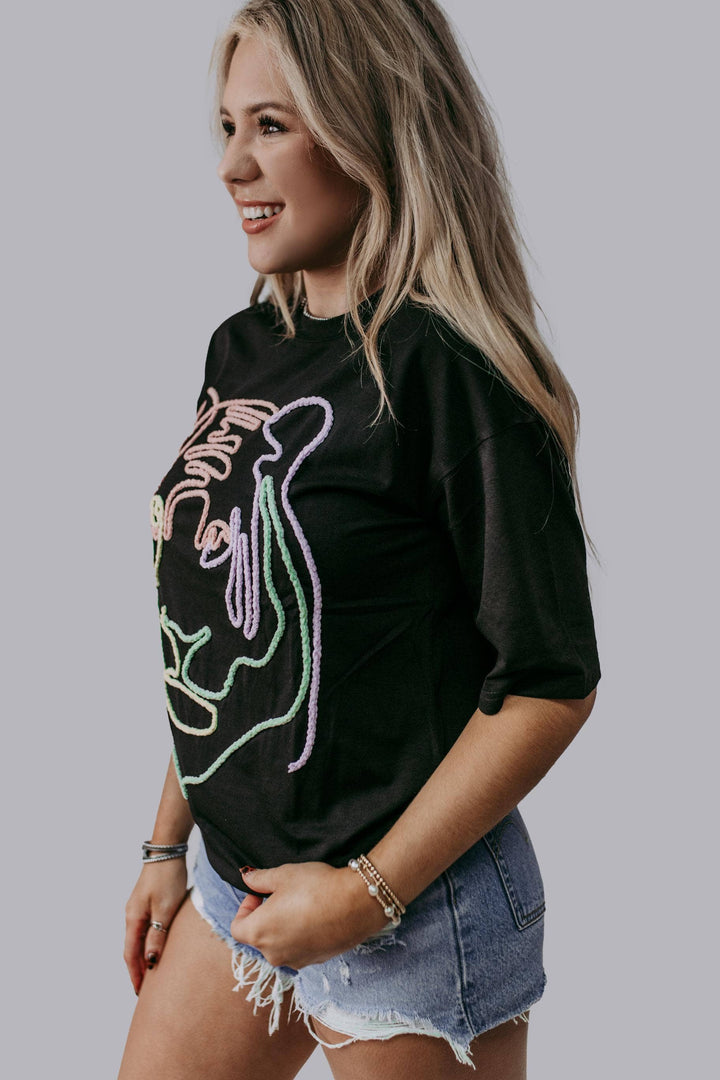 Neon Roar Statement Tee - Reg & Curvy