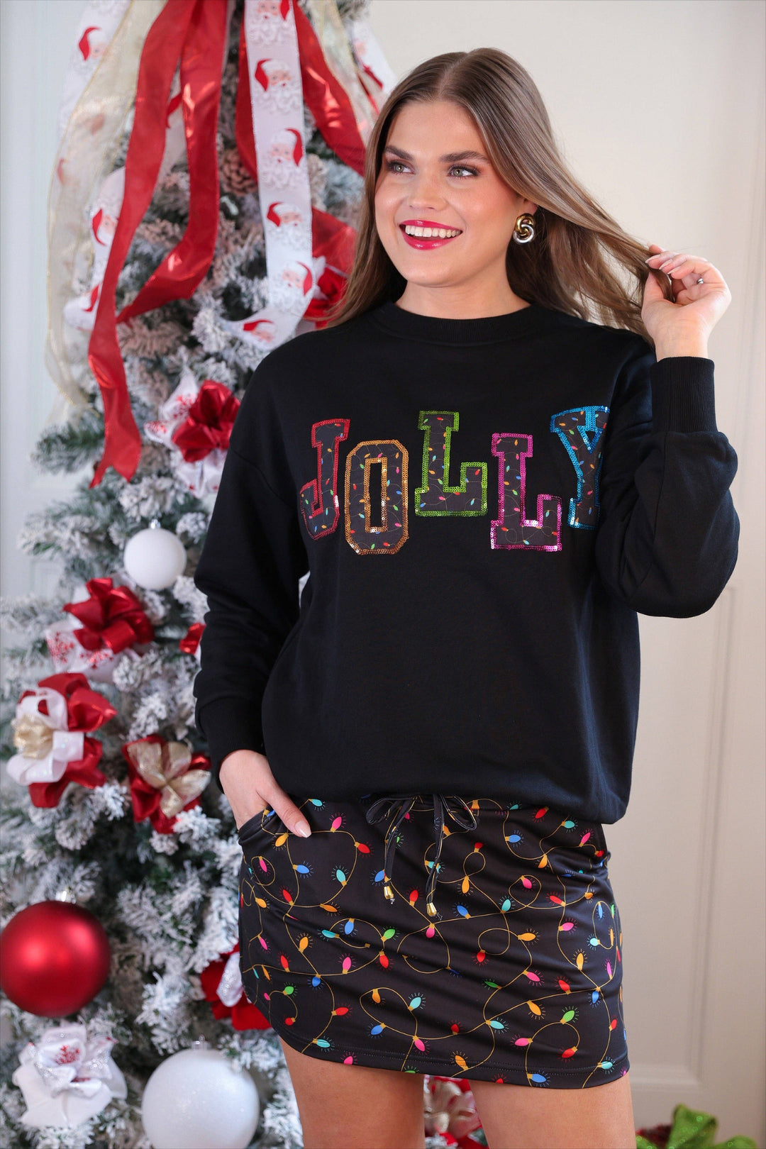 The Holly Jolly Glow-Up Pullover - Reg & Curvy