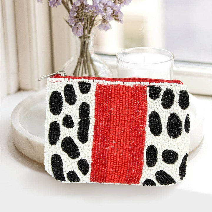 Chic & Wild Beaded Stripe Mini Bag
